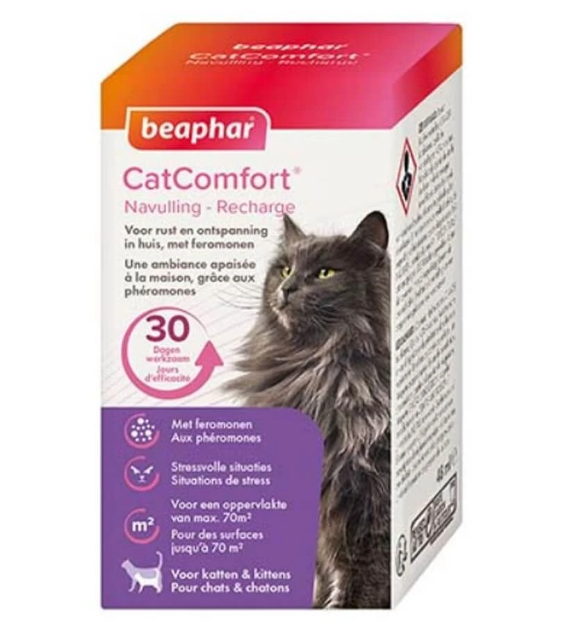 Beaphar CatComfort Recharge Calmante Pour Chats Et Chatons 48 Ml 3 Beaphar CatComfort Recharge Calmante Pour Chats Et Chatons 48 Ml