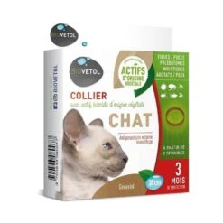 Biovetol Collier Antiparasitaire Géraniol Chat 38 Cm