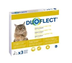 Duoflect CHATS 1-5 Kg Et Chiens 1-2 Kg 3 Pipettes-6 Mois