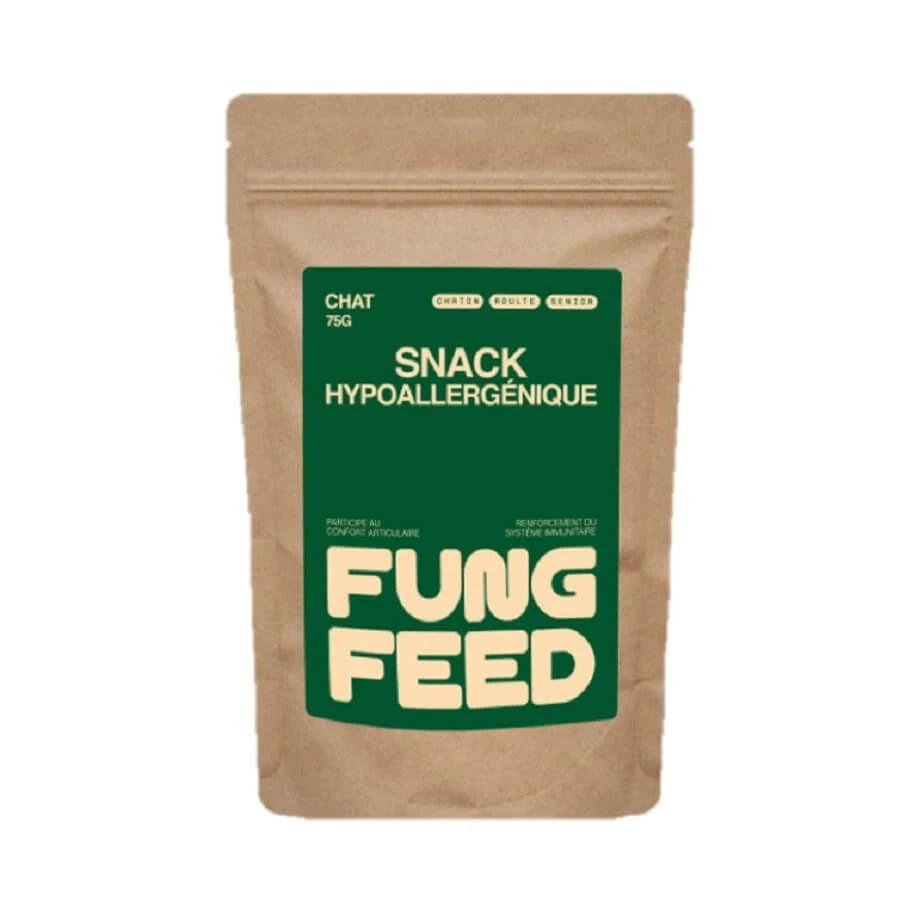FUNGFEED Snack Hypoallergenic Chat 75 G 3 FUNGFEED Snack Hypoallergenic Chat 75 G