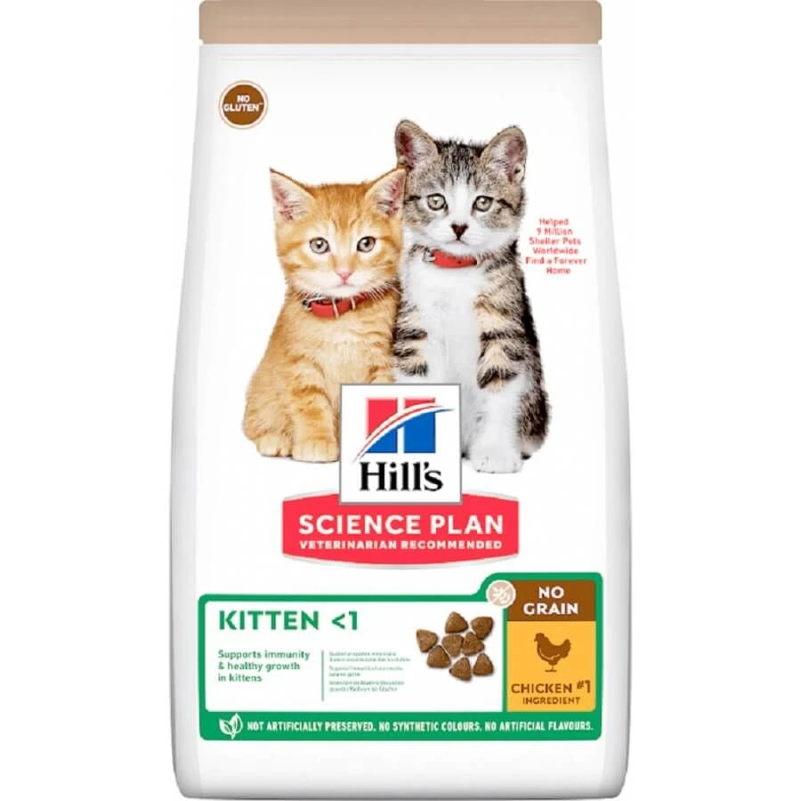 Hill's Science Plan Feline Kitten No Grain Poulet 1,5 Kg