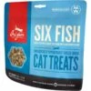 Orijen 6 Fish Cat Treats Chat 35 G -Beaphar Chat Boutique orijen six fish cat treats chat la compagnie des animaux 1
