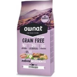 Ownat Grain Free Prime Stérilisé Chat 3 Kg