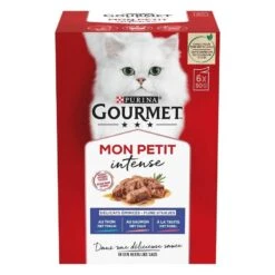 Purina Gourmet Mon Petit Intense Chat Poissons 6 X 50 G
