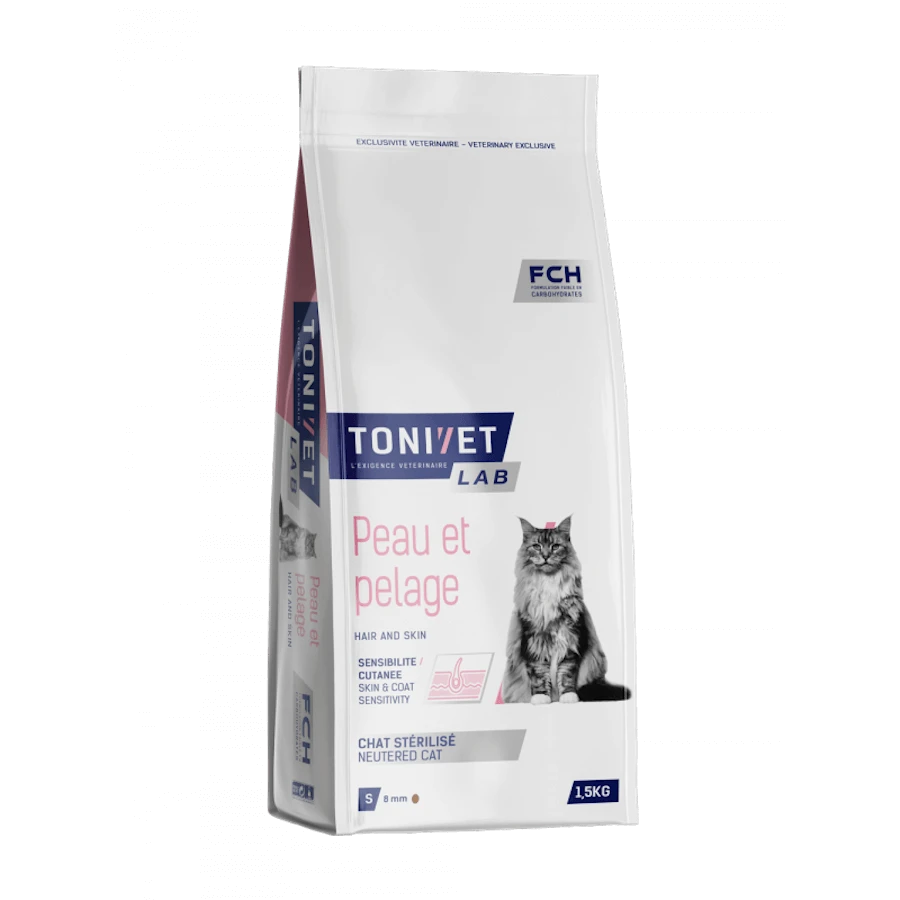 Tonivet Chat Adulte Peau & Pelage 1,5 Kg