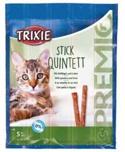 Trixie Premio Stick Quintett Volaille & Foie Chat 5 X 5 G